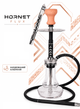 Кальян Hornet Flux анодированный алюминий 48см черного цвета на уплотнителе с диффузором - изображение 1