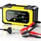 Зарядное устройство для автомобильного аккумулятора Foxsur 12V 7A (4-120Ah) интеллектуальная зарядка AGM GEL - изображение 2