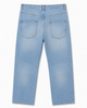 Женские джинсы ASOS DESIGN голубые прямого кроя с рваными коленями W32 L30, размер L - Уценка - изображение 2