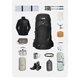 Рюкзак туристический Naturehike Helium CNK2450XB014, 70 л, черный, M - изображение 4