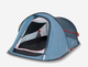 Быстросборная Туристическая Палатка QUECHUA (Двухместная) ARPENAZ Водонепроницаемая Синий - изображение 1
