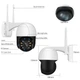 Вулична IP Wi-Fi PTZ-D4 камера спостереження Відеоспостереження Купольна Поворотна IP66 біло-чорна - зображення 6