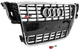 Передняя решетка S-style черная с хромом для Audi A5 2007-2015 гг - изображение 3