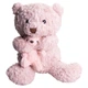 Игрушка-подушка Медведь с малышом и пледом 110х140 см розовый 509-33P - изображение 4