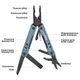 Мультитул NexTool Mini Sailor S11 Pro (NE20382) Blue - зображення 4