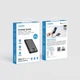 УМБ VEGER W1140 10000 mAh, USB-C, USB-А Black (W1140.black) - изображение 4
