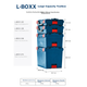 Ящик для инструментов BOSCH L-Boxx 136 портативный вместительный - изображение 6