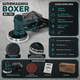 Шлифовальная машина для стен и потолка Boxer BX701 2200 Вт 180 мм 6000 об мин с LED подсветкой пылеотводом регулировкой скорости и удлиненной рукояткой - изображение 2