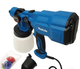 Краскопульт Makita AH550L электрический краскораспылитель пульверизатор распылитель для окрашивания малярных работ 650 Вт 800 мл 550 мл мин сопла 2 2,5 3 мм регулируемый факел - изображение 6
