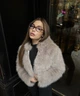 Шубка светло-серая с капюшоном - Classyme - S - Светлый - (32sh-grey) - изображение 5