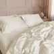 Простынь Mirson Tencel №09 Milk 150х220 см (2200013881575) - изображение 4