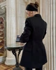 Жакет з акцентом по фігурі - Classyme - XS - Чорний - (49jak) - зображення 3