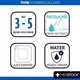 Гидроколлоидный пластырь для заживления ран MEDSTOCK Thin Hydrocolloid Dressing 10х10 см 1 шт - изображение 5