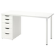 Письмовий стіл LAGKAPTEN/ALEX IKEA 494.319.27 білий - зображення 1