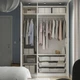 Комбінація шаф PAX/FLISBERGET IKEA 595.006.80 - зображення 2