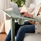 Столик для ноутбука з колесами, зелений, 66х50 см MITTZON IKEA 704.981.95 - зображення 11