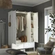 Шафа, біла, 128x64x201 см GULLABERG IKEA 806.099.04 - зображення 3