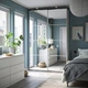 Шафа з розсувними дверима, білий/дзеркало, 150x44x236 см PAX/AULI IKEA 995.613.27 - зображення 4