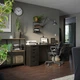 Стол LAGKAPTEN/ALEX IKEA 694.176.90 черно-коричневый - изображение 3