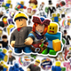 Стикеры Roblox 50 шт 6×6 см, Наклейки Роблокс для ноутбука, телефона и чемодана - изображение 5