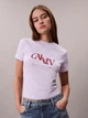 Футболка хлопковая женская Calvin Klein 47F808G(Island Lilac) M Лиловая (198629936722) - изображение 1