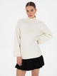 Свитер вязаный женский Pierre Cardin G022SZ0TK-000-2254976(Ekru) L Экрю (8683859331673) - зображення 3
