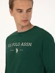 Свитшот мужской U.S. Polo Assn G081SZ082-000-2303161(Koyu Yesil) L Темно-зеленый с принтом (8683859425488) - зображення 5