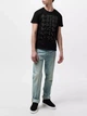 Футболка хлопковая длинная мужская G-Star Raw 59488003(Dk Black) M Черная с принтом (3001276054951) - изображение 3