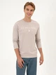 Свитшот мужской U.S. Polo Assn G081SZ082-000-2303161(Taş) 3XL Бежевый с принтом (8683859425532) - зображення 1