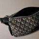 Сумка крос-боді через плече жіноча тканинна маленька Calvin Klein 4F3353G (Black-Beige) Чорна (196669718704) - зображення 4
