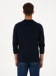Світшот чоловічий U.S. Polo Assn G081SZ082-000-2331724 (Lacivert) M Темно-синій з принтом (8683859420872) - зображення 2