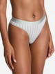 Трусики танга женские хлопковые Victoria's Secret 4159-18(Grey Fog Stripe) L Светло-серый/Белый (3001062476392) - изображение 1