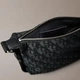 Сумка кросс-боди через плечо женская тканевая маленькая Calvin Klein 4F3353G(Black-Gray) Черная (196669718711) - изображение 4