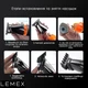 Премиальный Триммер для бороды 5в1 LEMEX STYLING TOOLS Тример для тела, носа, бритья с магнитными насадками, тример для интимных зон LM4414 IPX6 Version 2026 - изображение 10