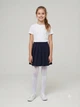 Колготки бавовняні кі дитячі на дівчинку Kid Step 128-134р Білий (142/100) - изображение 1