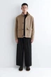Штани чоловічі COS cotton cropped barrel-leg trousers 1325359001 M Чорний - изображение 1
