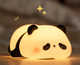 Дитячий нічник XO OZ10 Panda акумуляторний 1200 мАг, силіконовий LED світильник Панда з сенсорним керуванням та 3 режимами світла - зображення 1