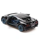 Машинка Bugatti Chiron игрушка моделька металлическая коллекционная 14 см Черный (3865986) - изображение 4