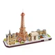 3D пазл CubicFun City Line с LED-подсветкой Париж (L525h) - изображение 2