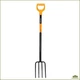 Садові вила Fiskars Solid для зручного догляду за садом - зображення 1