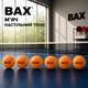 М'ячі для настільного тенісу BAX 3*** Набір 6 шт 40 мм ORANGE - зображення 1