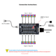 LinkStone ARGB Fan Hub, вентилятор для охлаждения материнской платы с ШИМ и RGB-подсветкой, плата управления скоростью вращения вентиляторов для компьютера с регулировкой температуры, контроллер подсветки, двойной 10-канальный разветвитель расширения. - изображение 6