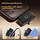 Soaiy Live Streaming Sound Card All-In Wireless Clip-On Monitoring Headset with Microphone for Internet Celebration, Outdoor Live Streaming, Karaoke, мобильное телефонное оборудование. Полный комплект SA2, элегантный черный. - изображение 7