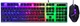 Клавиатура игровая проводная с LED подсветкой и оптической мышкой GM-I8 Pro RGB USB для Windows/MAC - изображение 6