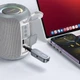 Bluetooth аудио ресивер/трансмиттер Borofone BC51 3.5 мм Серый ABS - изображение 5
