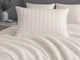 Комплект постельного белья Zastelli Полуторный 150х215 см White/полоска Жаккард (2500000982965) - изображение 2