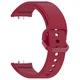 Ремешок Silicone для смарт часов Samsung Galaxy Fit 3 Dark red - изображение 1