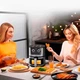 Безоливна електрична Аерогриль Rainberg RB-2269 на 8 л 4200 W - зображення 2