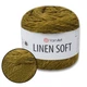 Пряжа YarnArt Linen soft, Хакі №7314, 100 г 272 м- нитка льон, віскоза, бавовна для в'язання - зображення 1