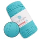 Шнур для макраме Popyarn Macrame XL, Блакитний №470, 250 г / 125 м, 100% поліпропілен - для в'язання сумок, килимків, кошиків, панно, декору - зображення 1